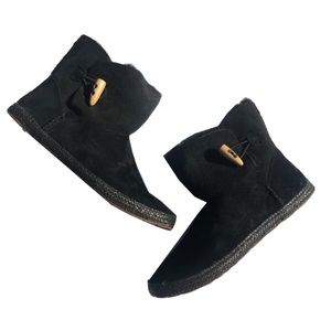 Black Suede Women's Boots